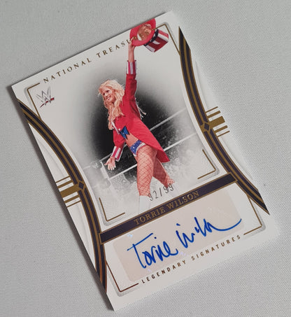 Torrie Wilson - 2024 Panini National Treasures WWE Wrestling Legends #LS-TWL /99 Autograph