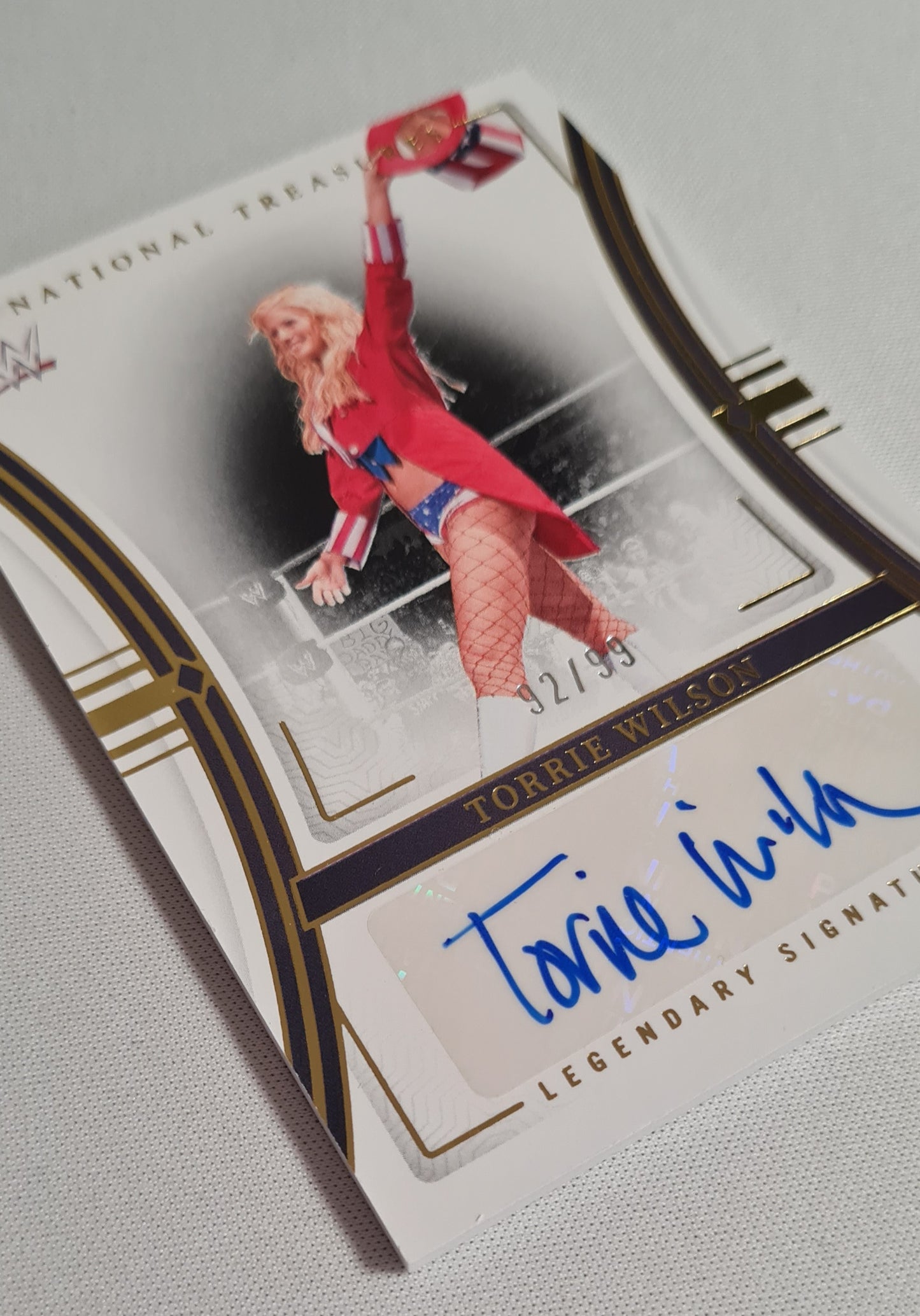 Torrie Wilson - 2024 Panini National Treasures WWE Wrestling Legends #LS-TWL /99 Autograph