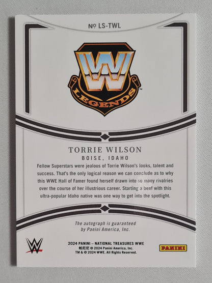 Torrie Wilson - 2024 Panini National Treasures WWE Wrestling Legends #LS-TWL /99 Autograph