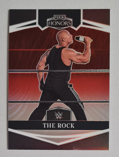 The Rock - 2023 Panini Chronicles Honors WWE Wrestling Legends #333 Red Refractor /199