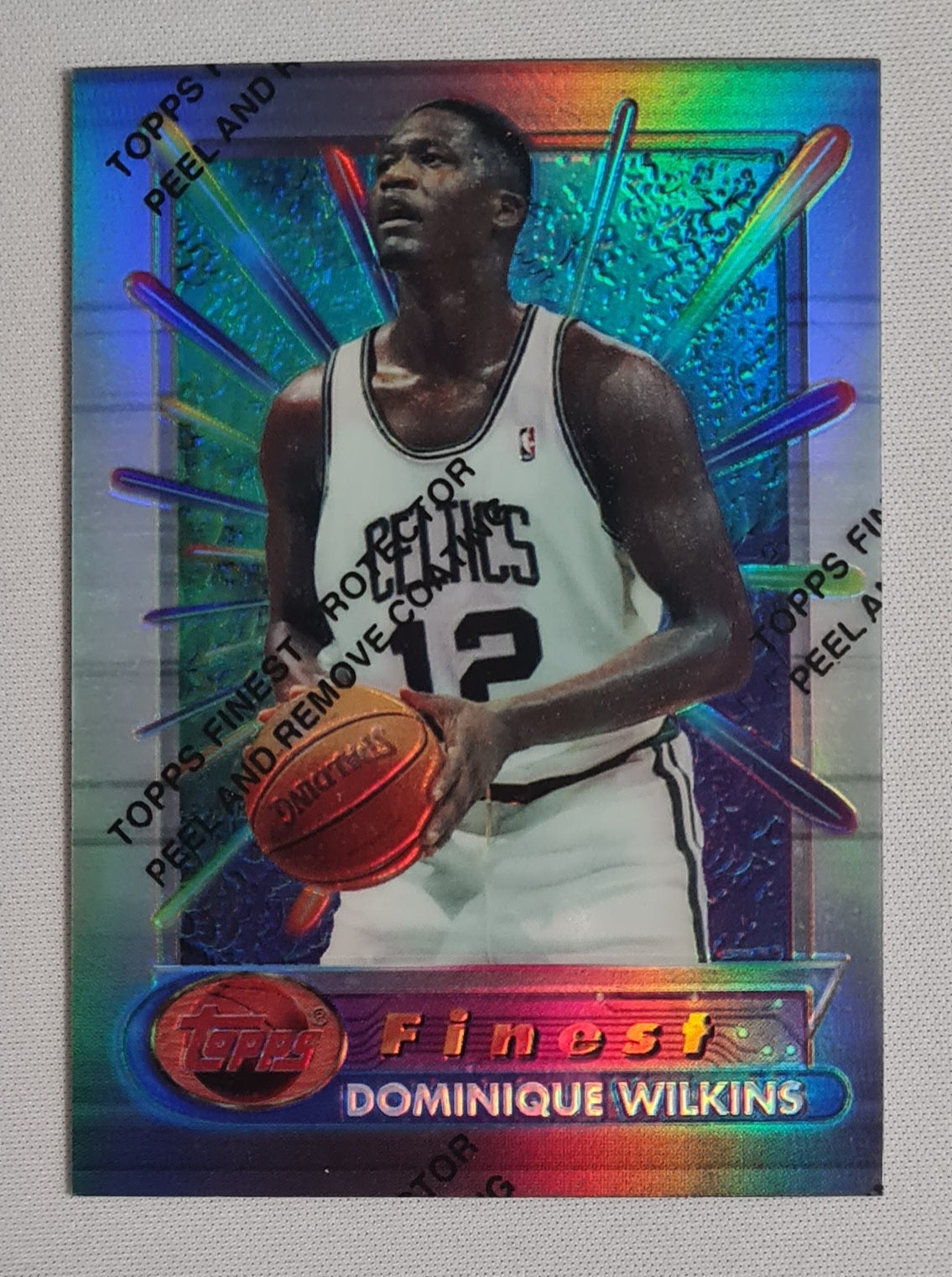Dominique Wilkins - 1995 Topps Finest  NBA Basketball Boston Celtics #175