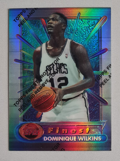 Dominique Wilkins - 1995 Topps Finest  NBA Basketball Boston Celtics #175