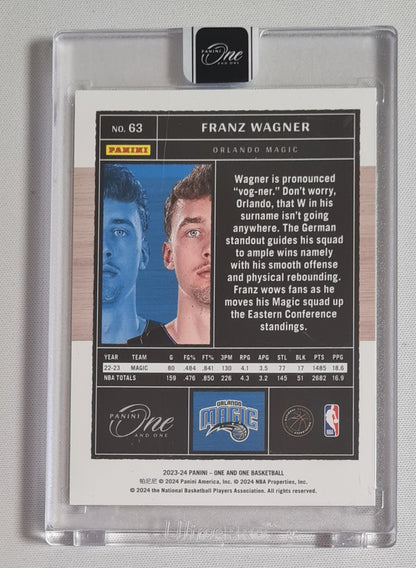 Franz Wagner - 2023/24 Panini One and one Basketball NBA Orlando Magic #63 Refractor /35