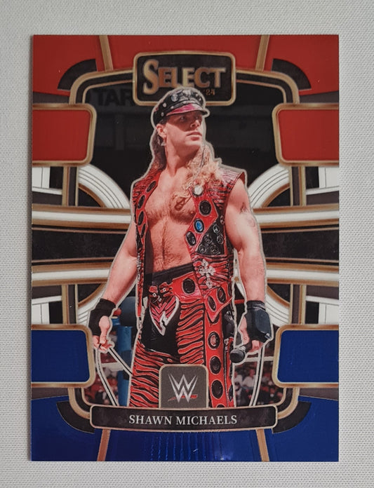 Shawn Michaels - 2024 Panini Select WWE Wrestling Legends #25 Red/White/Blue Concourse