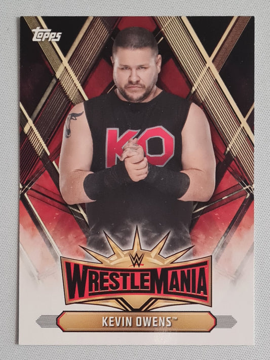 Kevin Owens - 2019 Topps WWE Wrestling - WrestleMania 35 - #WM-17