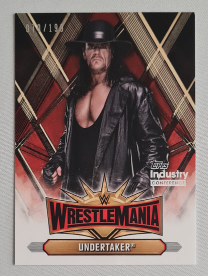 Undertaker - 2019 Topps WWE Wrestling - WrestleMania 35 - #WM-4 /199