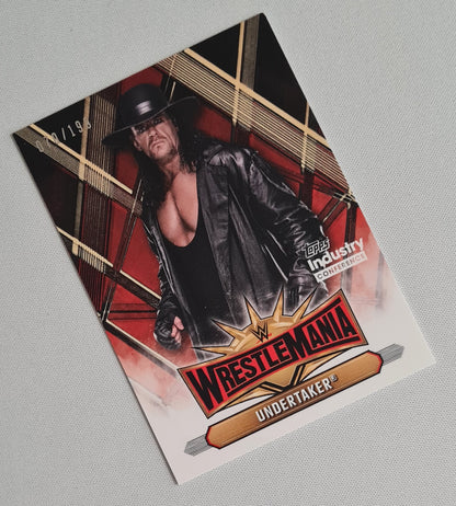 Undertaker - 2019 Topps WWE Wrestling - WrestleMania 35 - #WM-4 /199