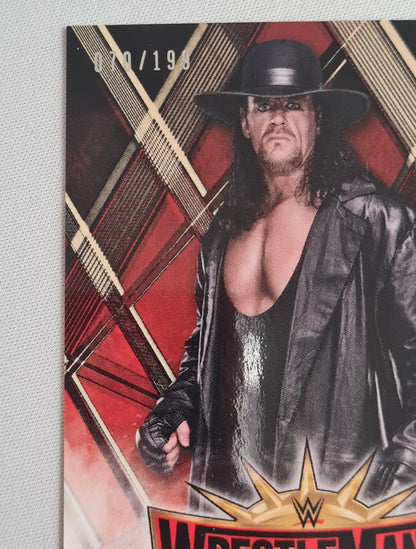 Undertaker - 2019 Topps WWE Wrestling - WrestleMania 35 - #WM-4 /199