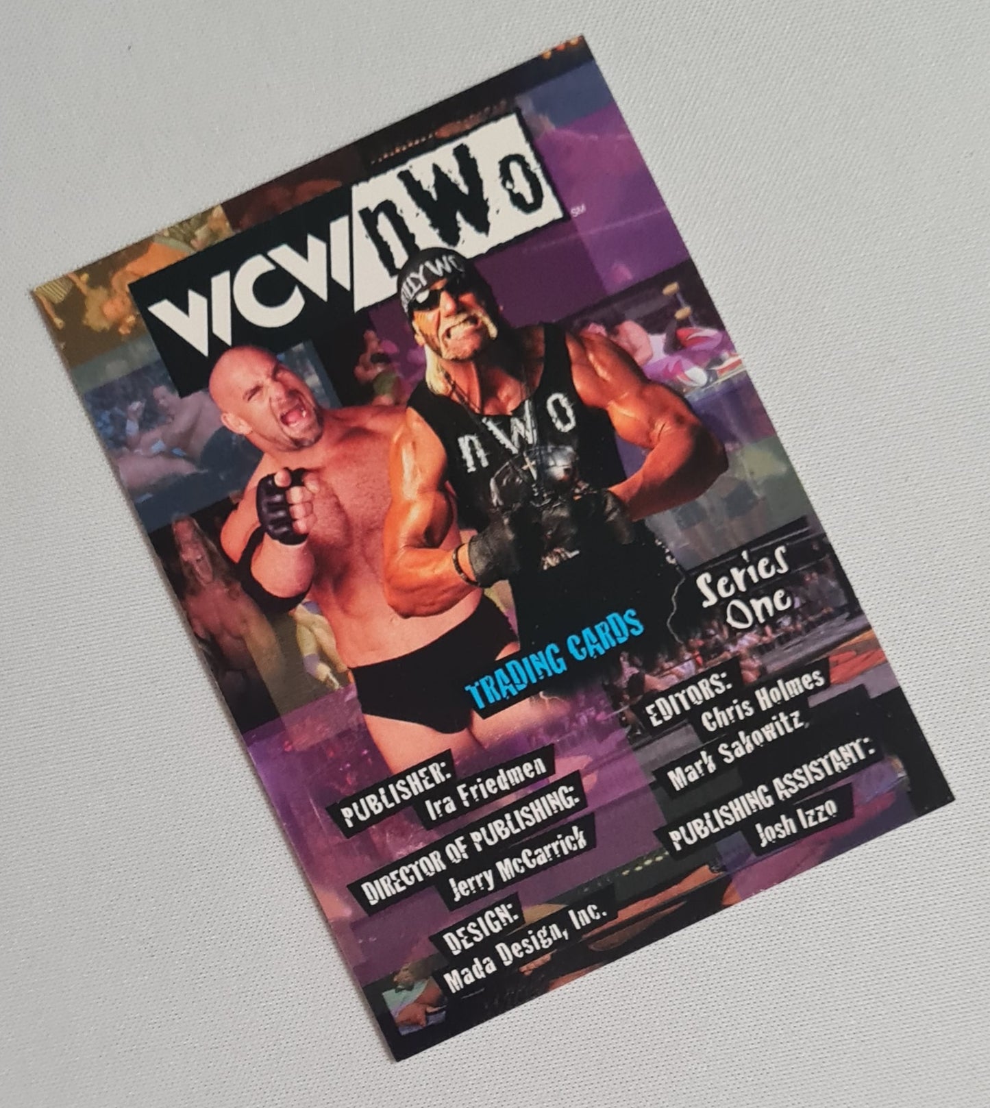 WCW/NWO - 1998 Topps Wrestling Series One - Featuring Hollywood Hogan & Goldberg - Checklist #72