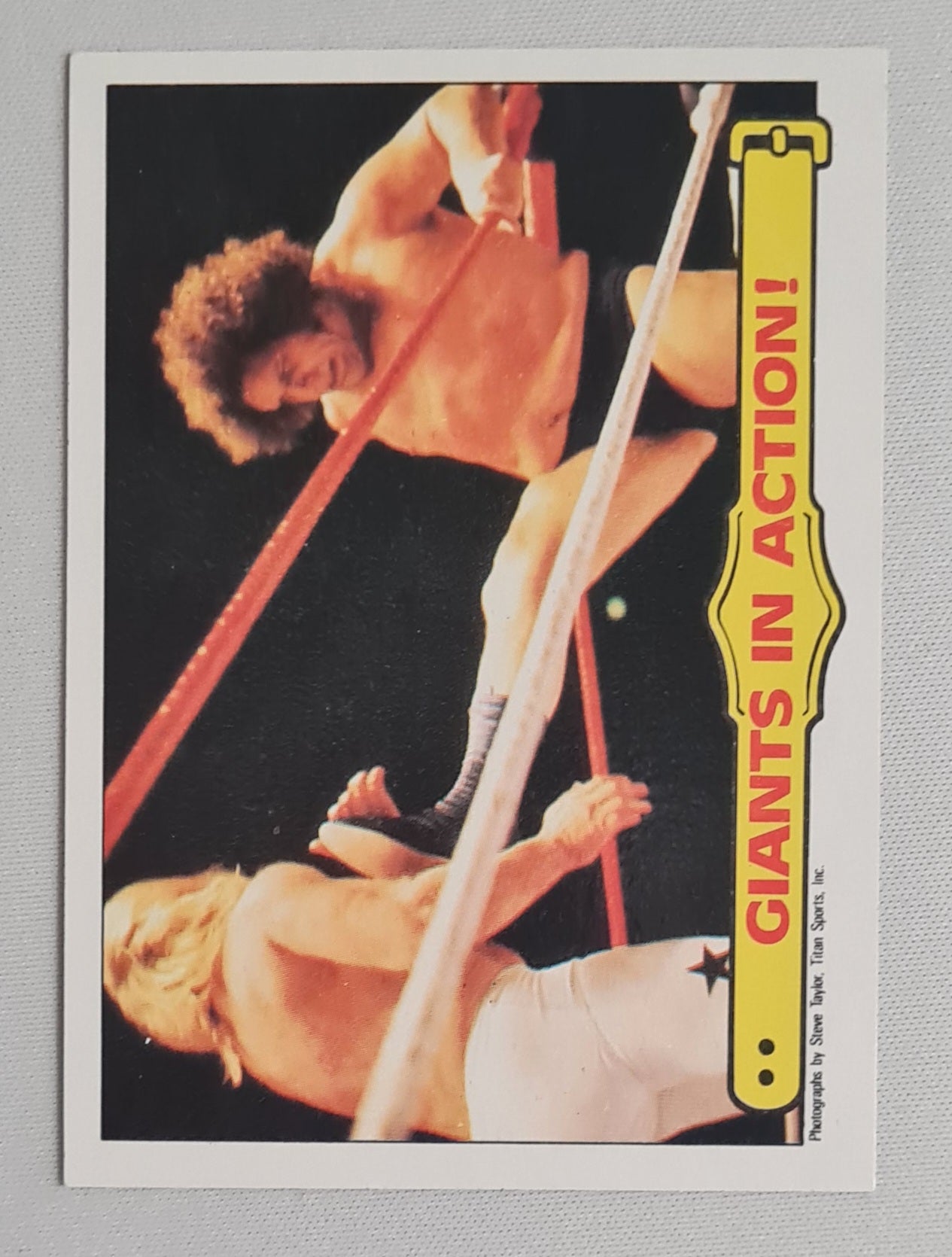 Andre the Giant - 1985 Topps Chewing Gum Inc. Ringside Action "Giants in Action!" #48