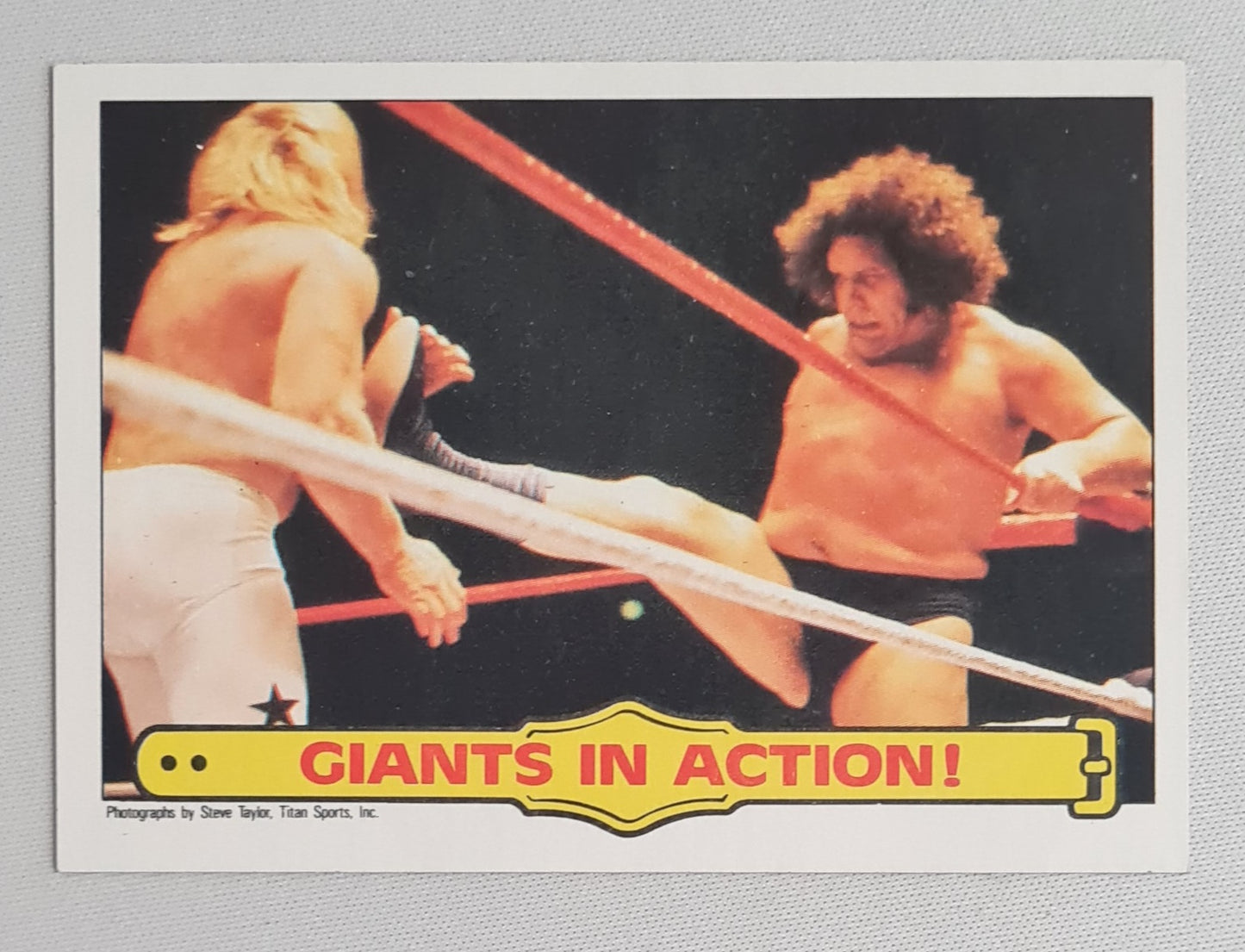 Andre the Giant - 1985 Topps Chewing Gum Inc. Ringside Action "Giants in Action!" #48