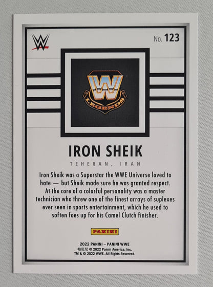 Iron Sheik - 2022 Panini WWE Wrestling Legends #123