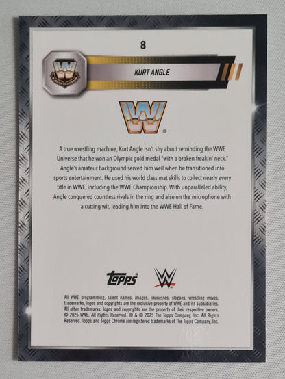 Kurt Angle - 2025 Topps Chrome WWE Wrestling Legends #8 checkerboard