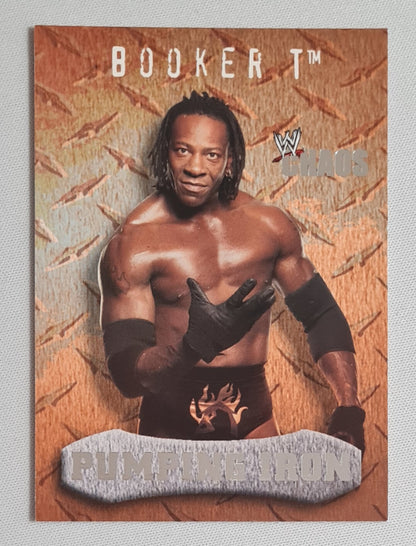Booker T - 2004 Fleer WWE Wrestling Chaos - Pumping Iron - #93