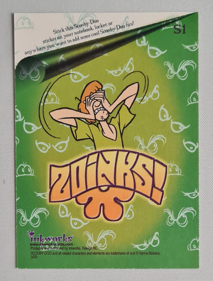 Shaggy - 2003 Inkworks Scooby-Doo! Mysteries and Monsters Trading Card - Zoinks! - #S1
