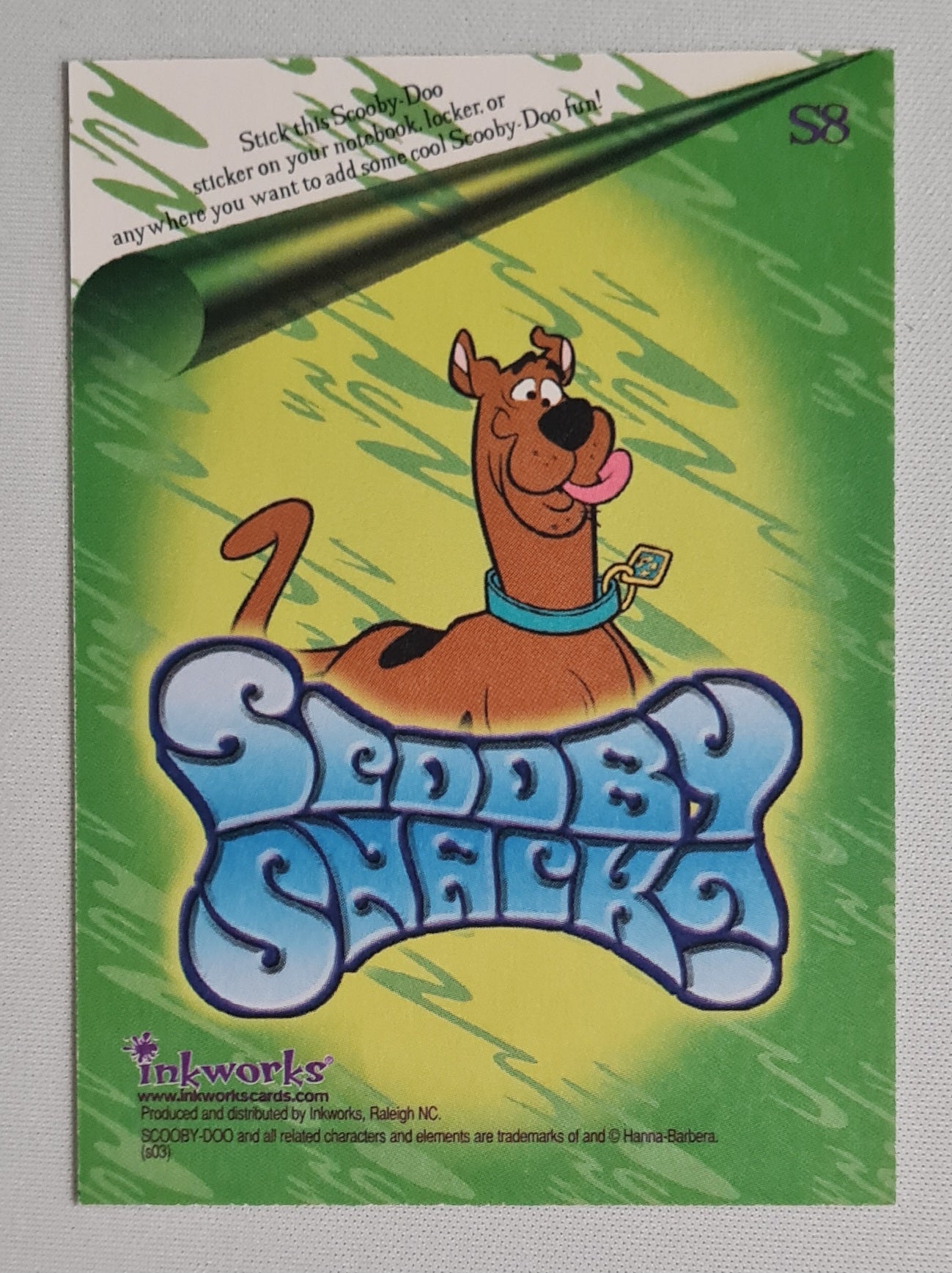 Scooby-Doo! - 2003 Inkworks Scooby Snack! Mysteries and Monsters Trading Card #S8