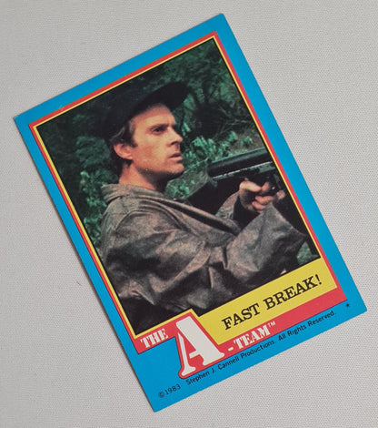 The A-Team - 1983 Topps Chewing Gum Inc. Stephen J. Cannell Production - featuring Murdock #56