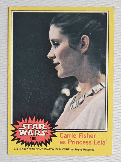 Star Wars - 1977 20th Century-Fox Film Corp. Carrie Fisher as Princess Leia #190