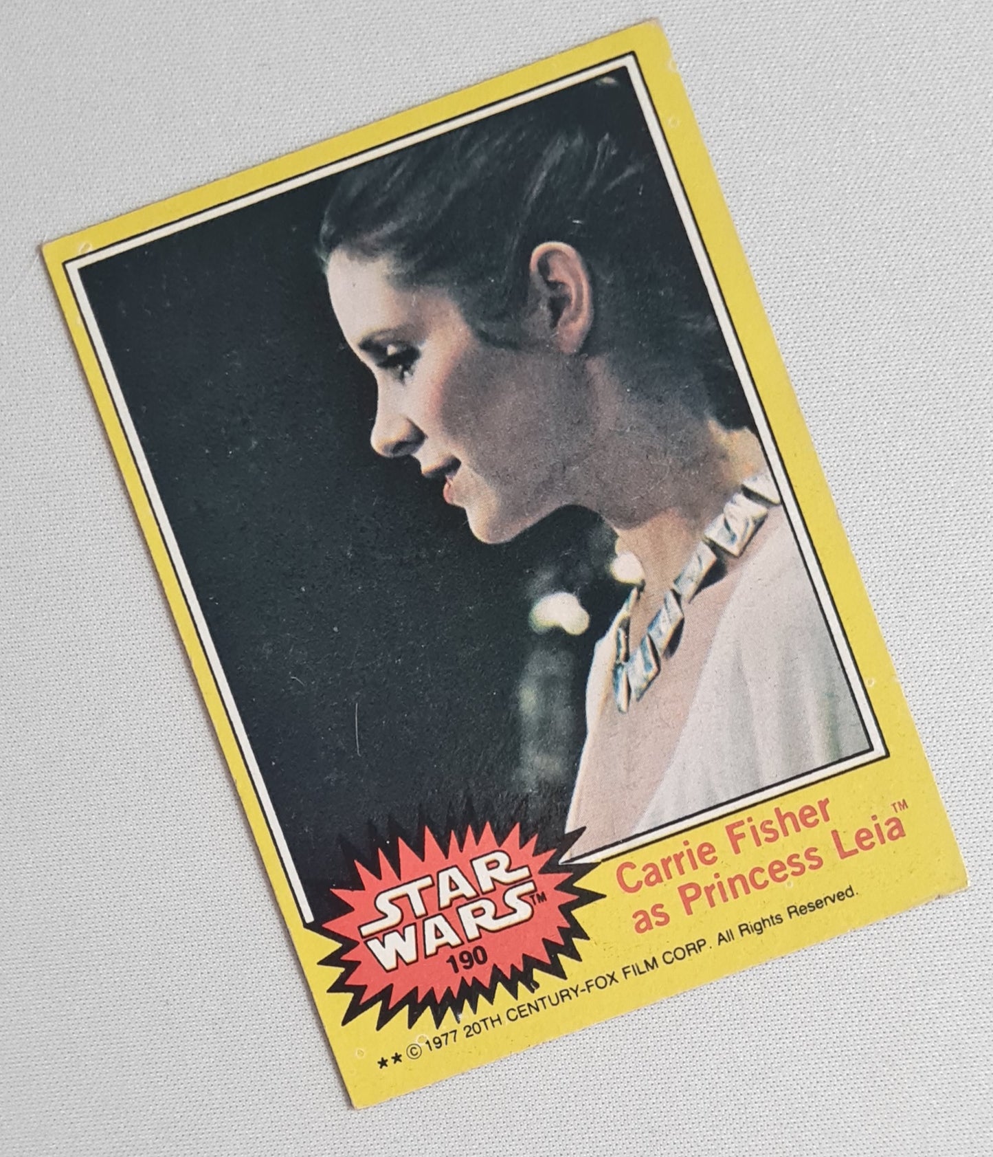 Star Wars - 1977 20th Century-Fox Film Corp. Carrie Fisher as Princess Leia #190