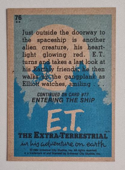 E.T. - 1982 Universal City Studios The Extra-Terrestrial - A Final Farewell #76
