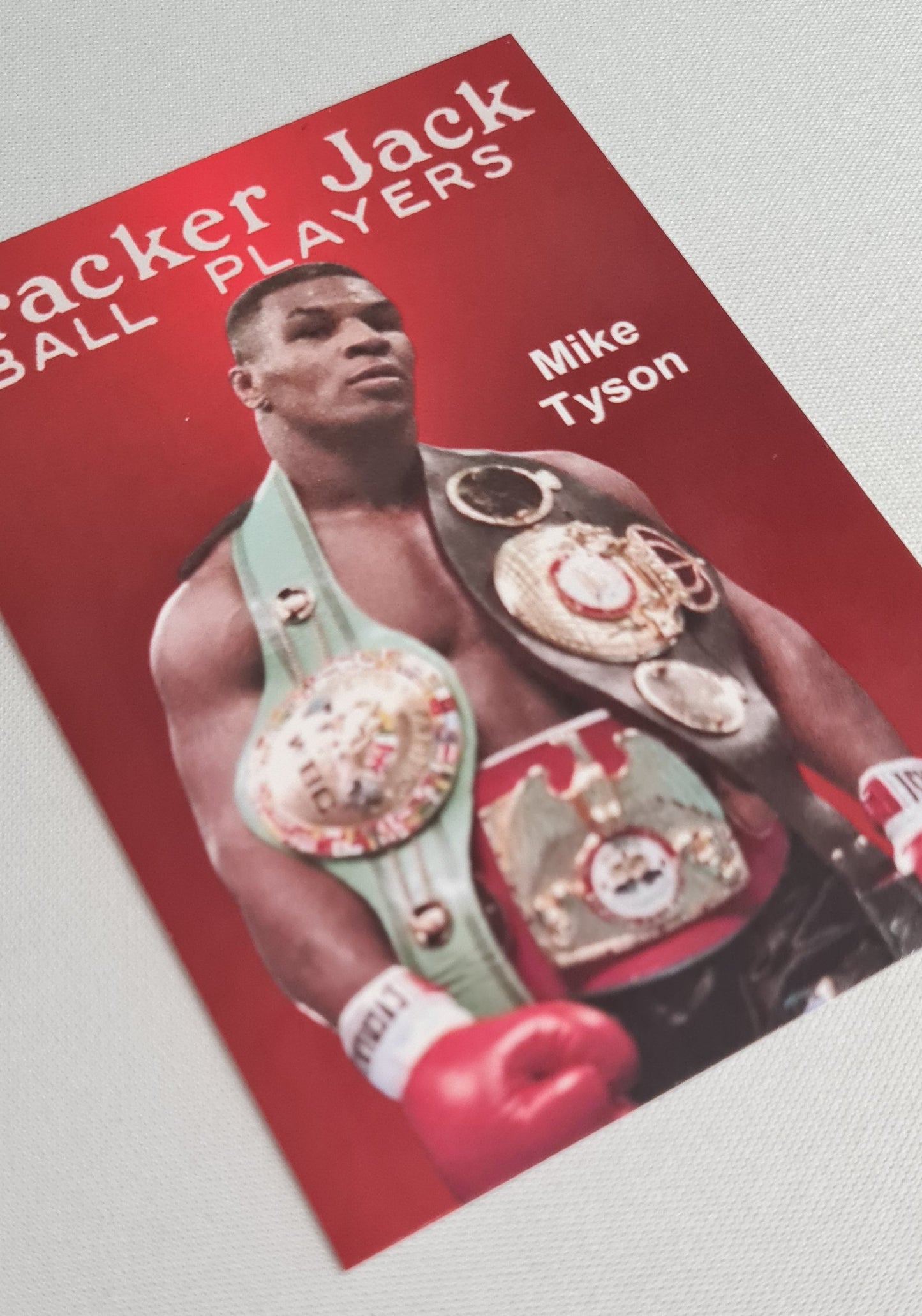 Mike Tyson - Cracker Jack Ball Players Boxing