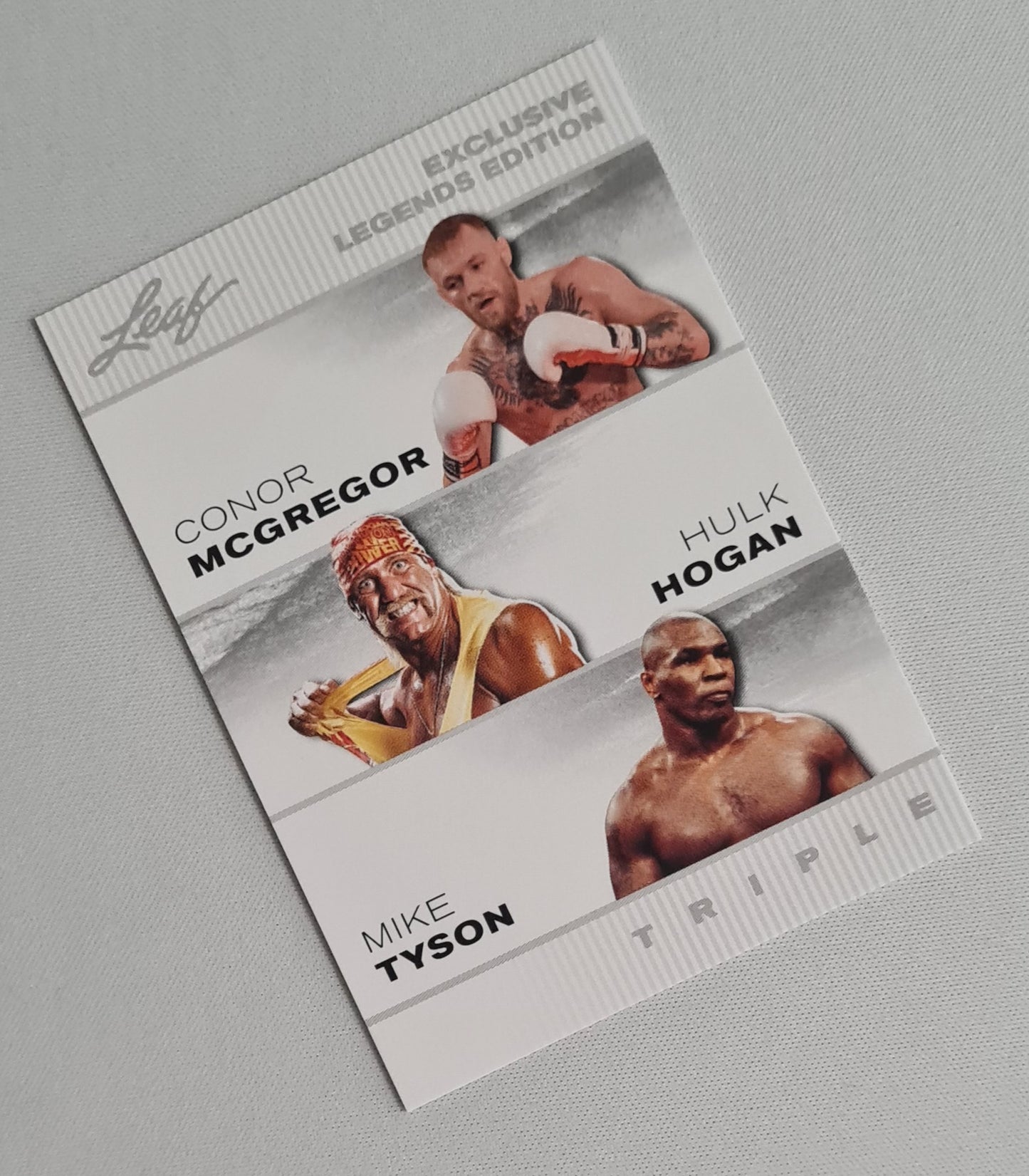 Conor McGregor/ Hulk Hogan/ Mike Tyson - 2024 Leaf Trading Cards Inc. Exclusive Legends Edition ELE-36