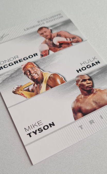 Conor McGregor/ Hulk Hogan/ Mike Tyson - 2024 Leaf Trading Cards Inc. Exclusive Legends Edition ELE-36