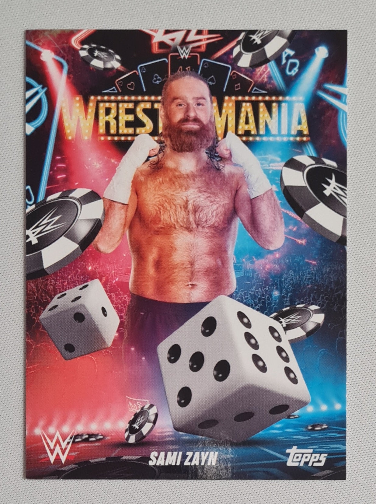 Sami Zayn - 2025 Topps WWE Wrestling - WrestleMania - Las Vegas #WM-35