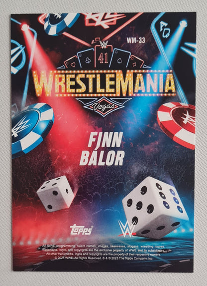 Finn Balor - 2025 Topps WWE Wrestling - WrestleMania - Las Vegas #WM-33