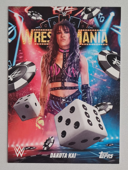 Dakota Kai - 2025 Topps WWE Wrestling - WrestleMania - Las Vegas #WM-36