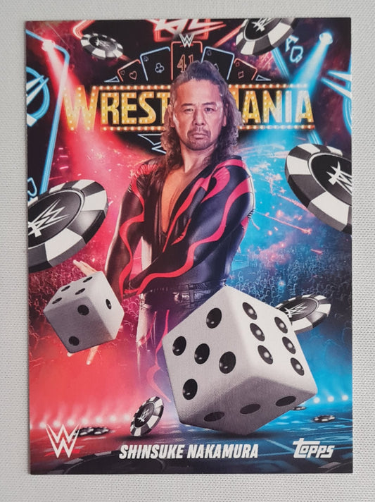 Shinsuke Nakamura - 2025 Topps WWE Wrestling - WrestleMania - Las Vegas #WM-37