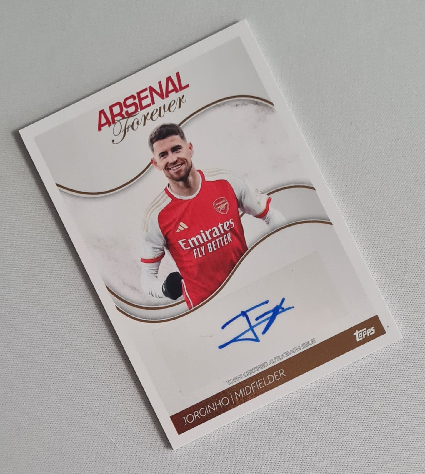 Jorginho - 2024 Topps Certified Autograph Card Arsenal Forever #AW-SC /Autograph