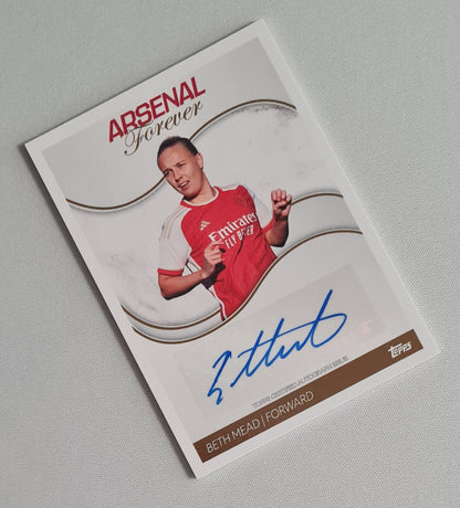 Beth Mead - 2024 Topps Certified Autograph Card Arsenal Forever #AW-BM /Autograph