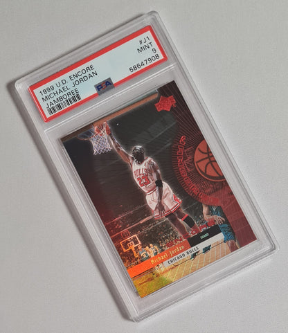 Michael Jordan - 1999 Upper Deck Basketball Chicago Bulls Jamboree Encore #J1 PSA 9 MINT