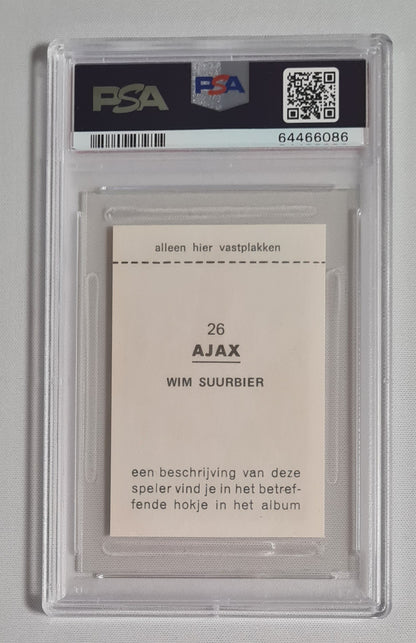 Wim Suurbier - 1970/71 Vanderhout Voetbalsterren in Aktie (NED) AFC Ajax #28 PSA 7 NM