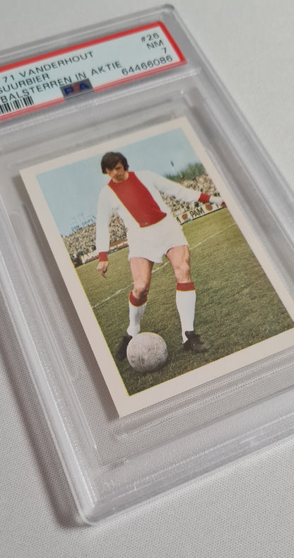 Wim Suurbier - 1970/71 Vanderhout Voetbalsterren in Aktie (NED) AFC Ajax #28 PSA 7 NM