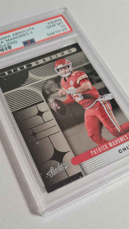 Patrick Mahomes II - 2020 Panini Absolute Star Gazing #SGPM PSA 10 GEM MT