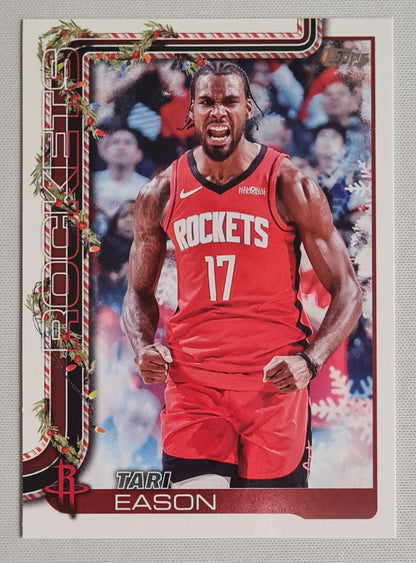 Tari Eason - 2025 Topps Holiday NBA Basketball Set Houston Rockets #H144