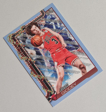 Josh Giddey - 2025 Topps Holiday Snowflake Glitter - NBA Basketball Set Chicago Bulls #H28