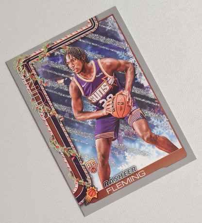 Rasheer Fleming - 2025 Topps Holiday Snowflake Glitter - NBA Basketball Phoenix Suns (RC) #H191