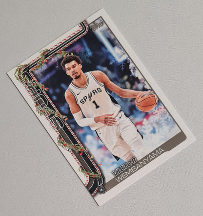 Victor Wembanyama - 2025 Topps Holiday - NBA Basketball San Antonio Spurs #H156