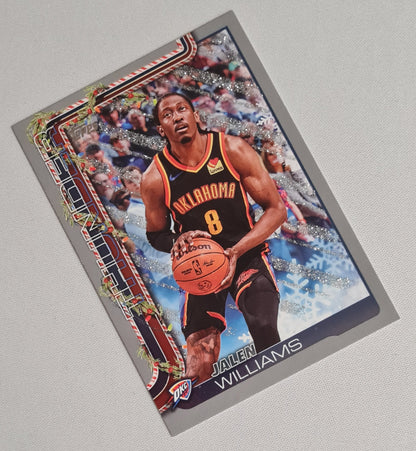 Jalen Williams - 2025 Topps Holiday Snowflake Glitter- NBA Basketball Oklahoma Thunder #H91