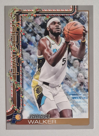 Jarace Walker - 2025 Topps Holiday Snowflake Glitter - NBA Basketball Indiana Pacers #H41