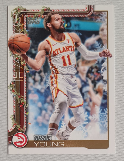 Trae Young - 2025 Topps Holiday - NBA Basketball Atlanta Hawks #H48