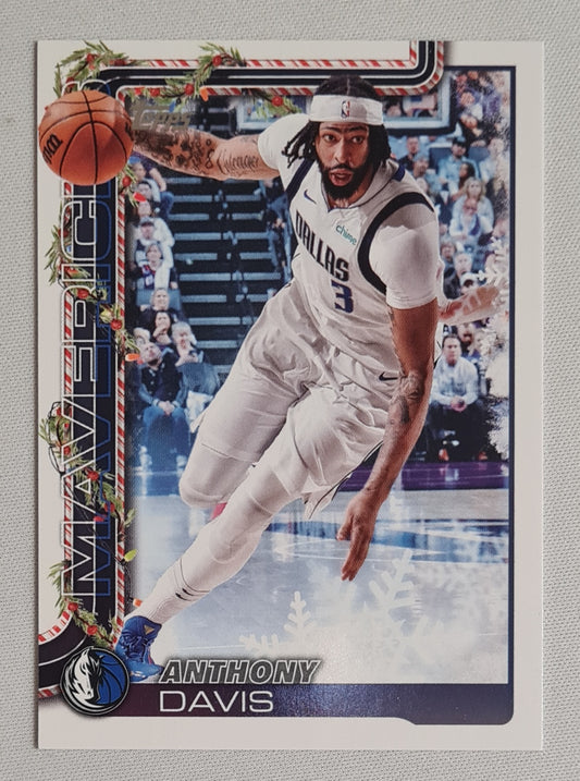 Anthony Davis - 2025 Topps Holiday NBA Basketball Dallas Mavericks #H136