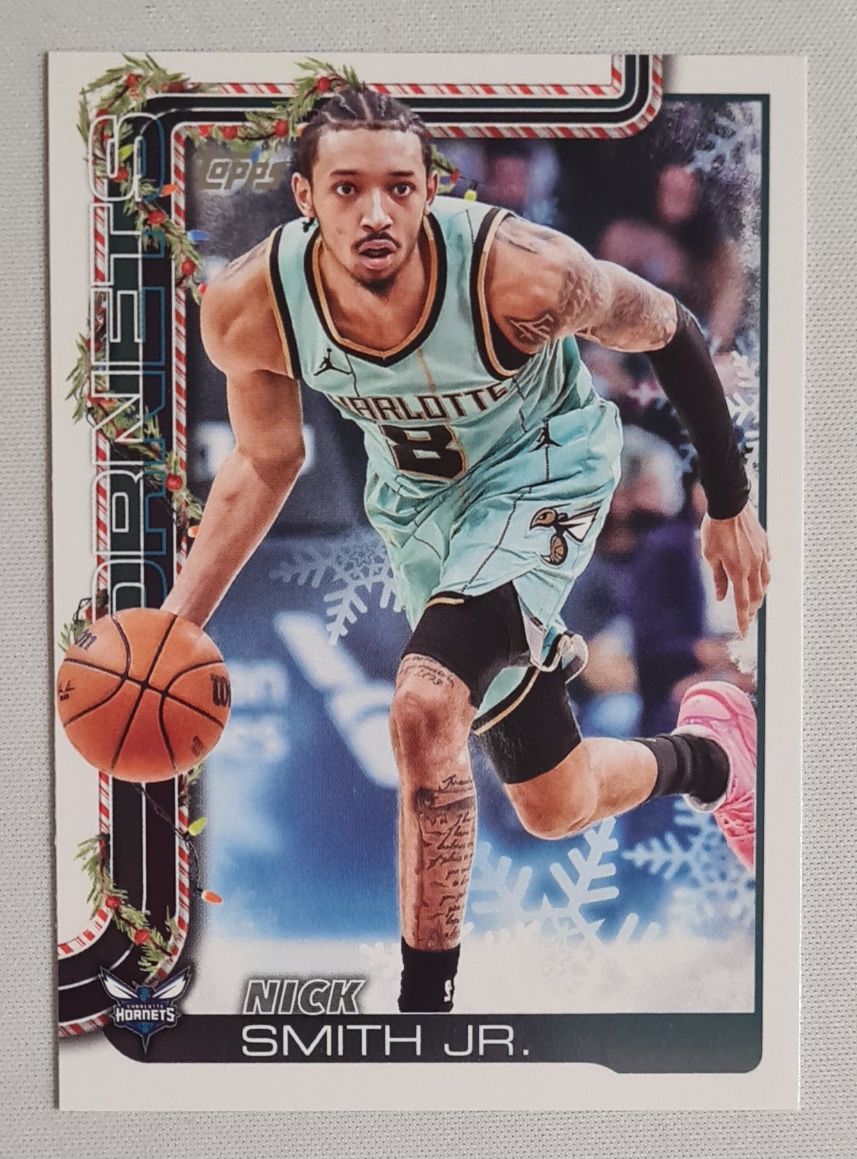 Nick Smith Jr. - 2025 Topps Holiday NBA Basketball Charlotte Hornets #H56