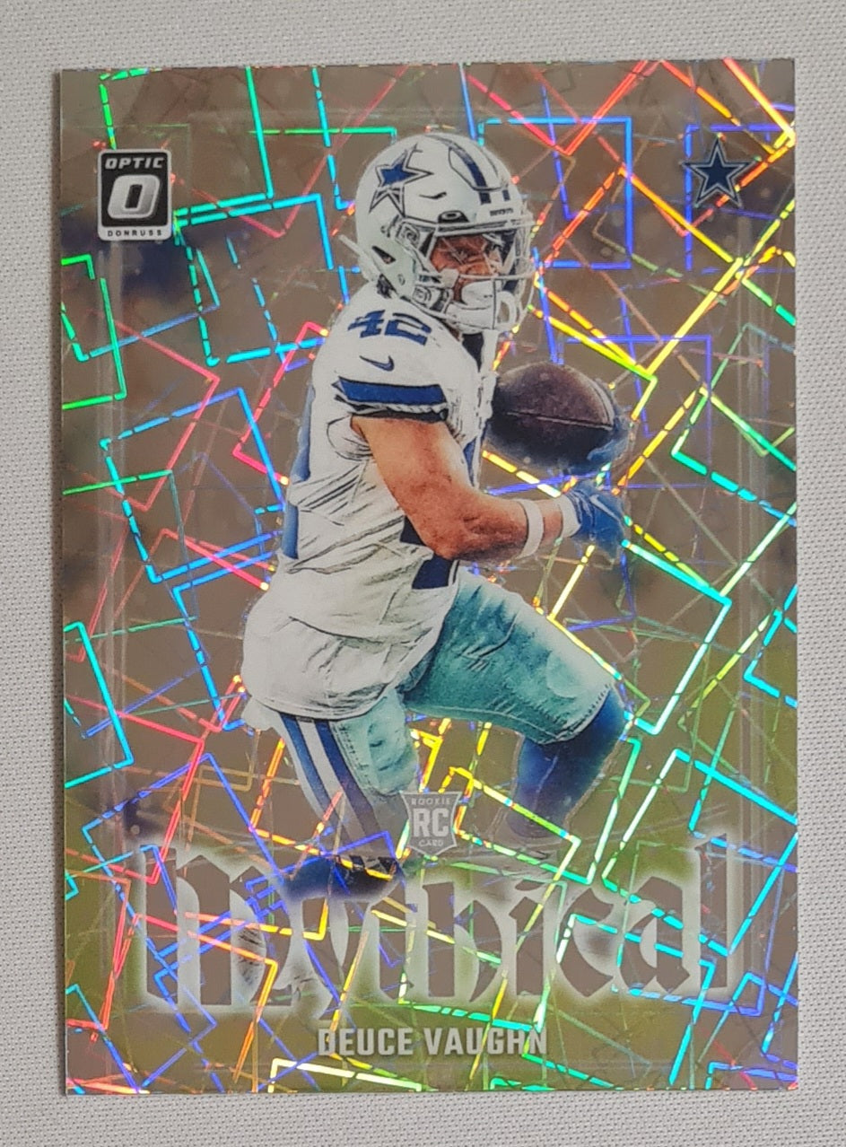Deuce Vaughn - 2023 Panini Donruss Optic Football NFL Dallas Cowboys Mythical (RC) #19 Case Hit!