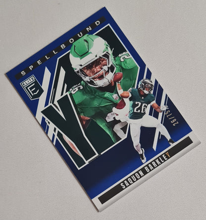 Saquon Barkley - 2025 Panini Donruss Elite Football Spellbound #7 Letter Y /75
