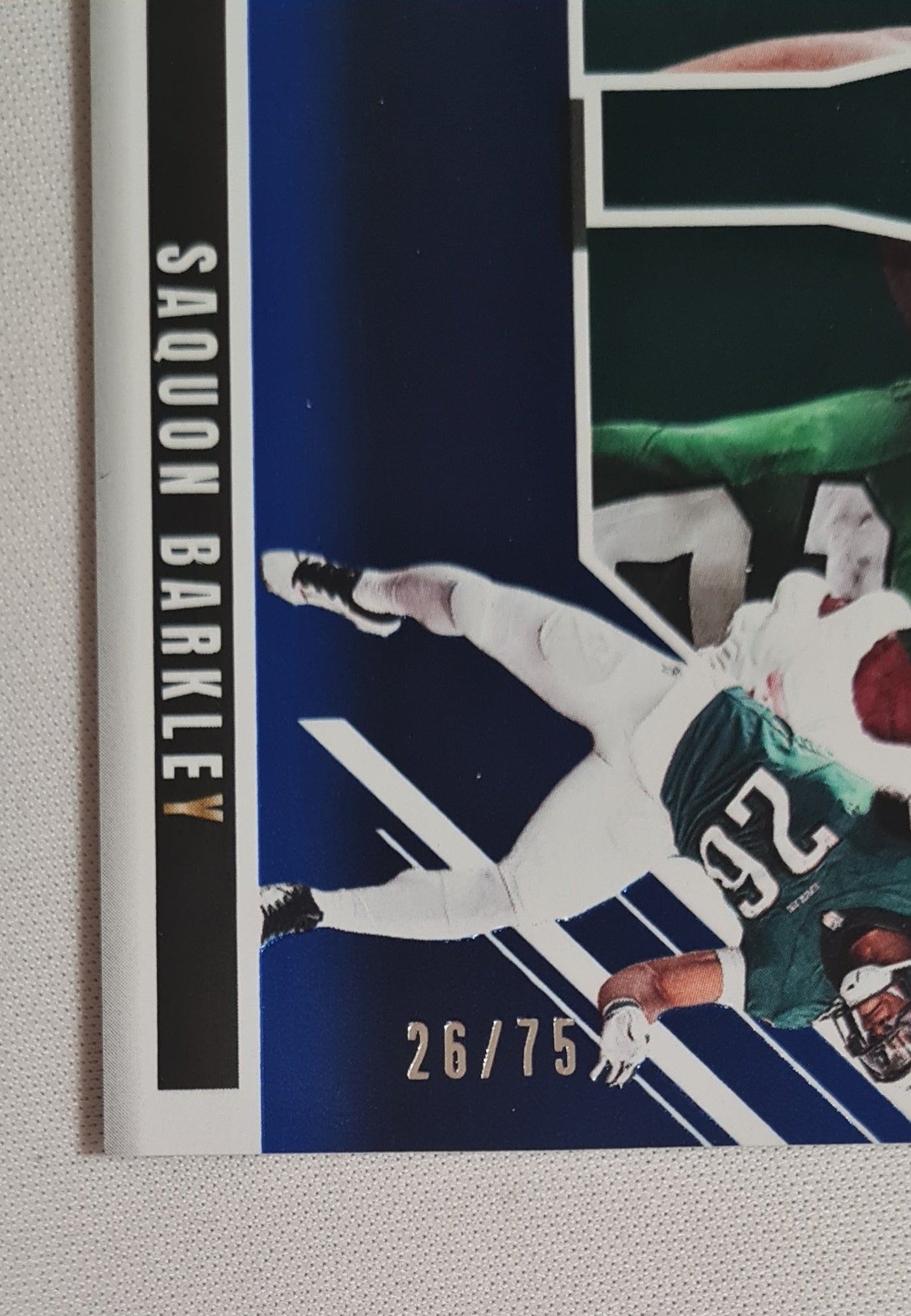 Saquon Barkley - 2025 Panini Donruss Elite Football Spellbound #7 Letter Y /75