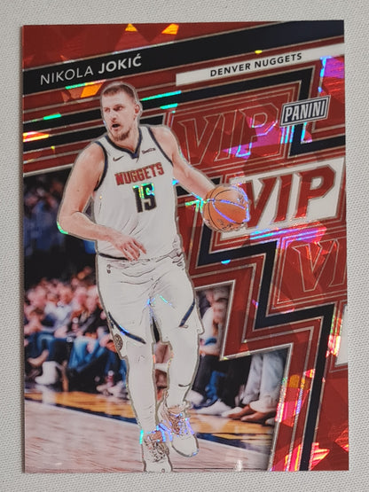 Nikola Jokic - 2025 Panini National VIP Panini Red Ice Denver Nuggets #20 /99